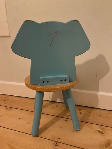 Jungle Animal Chair Elephant wooden seat kids