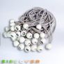 Large white bungee ball ties, 30cm ( 10 pk ) Image 4