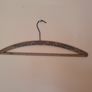 Vintage wooden clothes hanger antique collectible Image 3