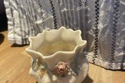 Small Belleek Floral Bowl