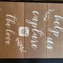 Wedding Signs - Rent or Buy PLUS FREE just married banter - Hashtag, Wooden Sign for Table Image 4