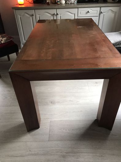 solid wood table