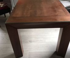solid wood table