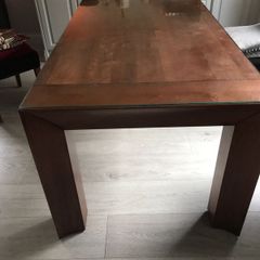 solid wood table