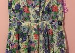 Vintage Floral Print Summer Romper