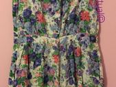 Vintage Floral Print Summer Romper