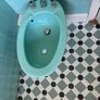 Vintage bath, bidet, basin and pedestal Image 6
