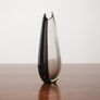 Vintage Clear & Lilac Decorative Glass Vase by Sirkku Kumela-Lehtonen, 1960s Image 5