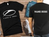 Personalised ASOT t-shirt printed CARBON FIBER t-shirt Armin Van buuren t-shirt