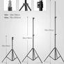 Photography Lighting Kit 2x 135W Continuous Lighting Kit 20"x28"/50x70cm Softbox Soft Box Photo Studio Set Light Bulbs Lamp 5500K Photography E27 Socket Softboxes UK Plug Image 4