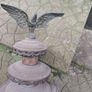 Old Carriage Lamp with Eagle surmount Image 5