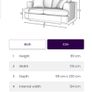 DFS Freya sofa bed Image 9