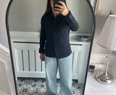 COS navy ladies blouse. Size 8
