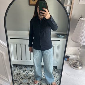 COS navy ladies blouse. Size 8