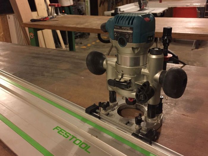 Makita Router To Festools Rail