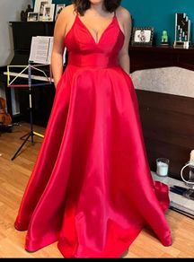 Red Ball Gown