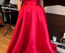 Red Ball Gown