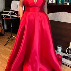Red Ball Gown