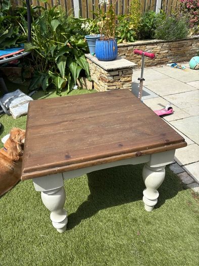 solid wood table
