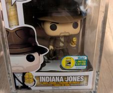 Funko Pop Indiana Jones 199, 2016 Comic-Con Exclusive, Hard Protector