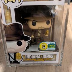 Funko Pop Indiana Jones 199, 2016 Comic-Con Exclusive, Hard Protector
