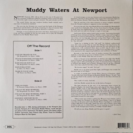 Muddy Waters - At Newport 1960, Vinyl, LP, Blue coloured vinyl, RE