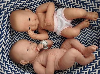 2 x Newborn dolls