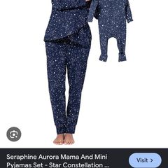 Seraphine baby and me Aurora pyjamas and baby vest