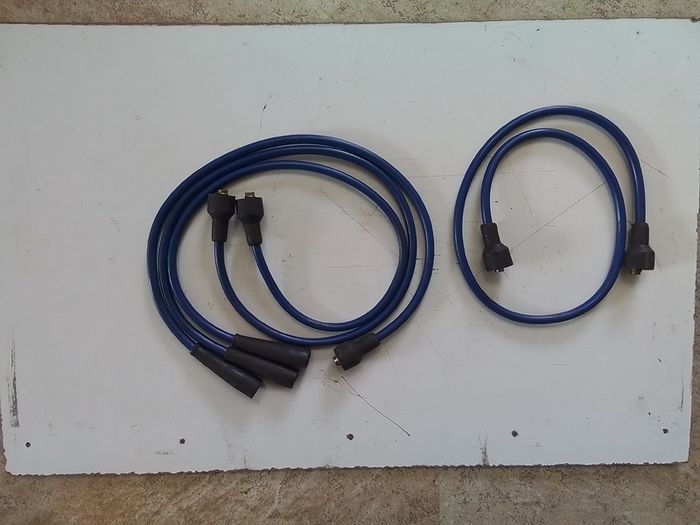 Set Of Three Spark Plug Leads.
