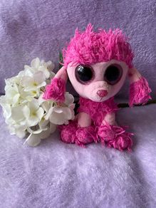 TY Beanie Boo Patsy the Pink Poodle 6"