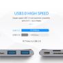 Rocketek Mini Doc Combo USB 3.0 Hub & SD/TF Card Reader Aluminum Alloy (Brand New/Warranty) Image 2