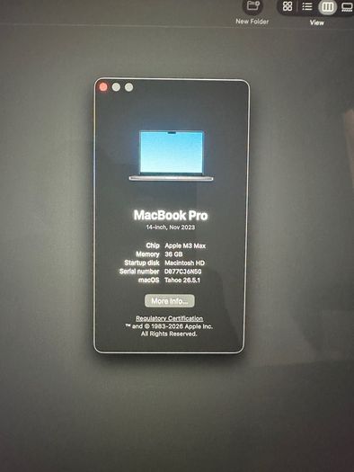 M3 Max MacBook Pro 36GB 1TB