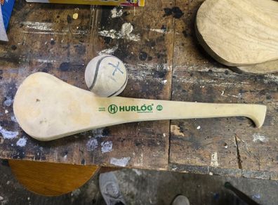 Kids hurl and sliothar