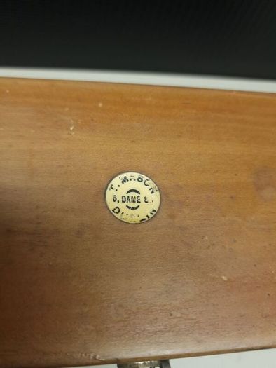 Antique Boxed Brass Scientific / Apothecary Weight Set  T. Mason, Dame Street Dublin