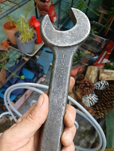 four large open ended spanners