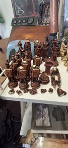 Chess set damaged
