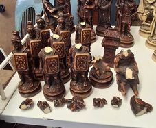 Chess set damaged