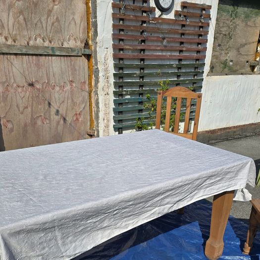 Solid Wooden Kitchen Table plus 4 Chairs Rustic Character