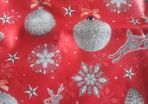 Christmas vinyl table cloth