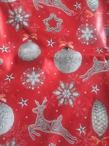 Christmas vinyl table cloth