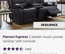 Brand new recliners