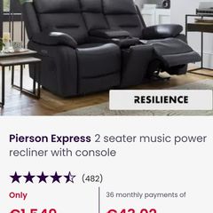 Brand new recliners