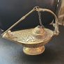 genuine Turkish oil lamp solid brass Image 3