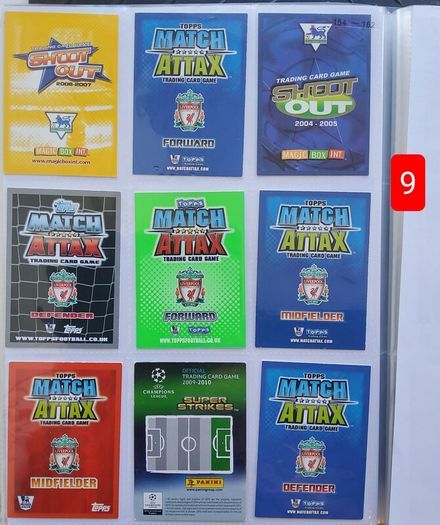 Liverpool Football Cards (116 Players)