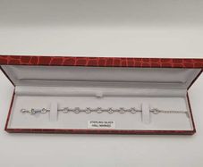 Diamante silver bracelet