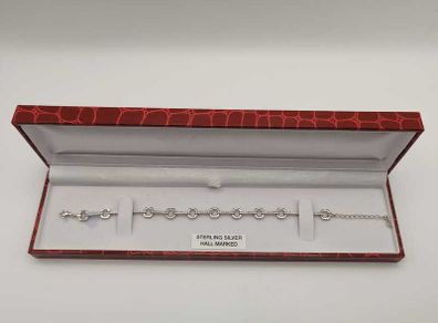Diamante silver bracelet