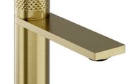 Hib Dotto Mono Basin Mixer brushed brass
