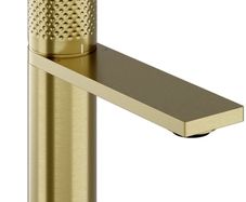 Hib Dotto Mono Basin Mixer brushed brass