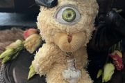 Cyclops Plushie Bear Ugly Doll Eyeball Mischief Stuffed Animal  Keyring Charms Weird Gifts