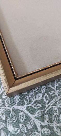 Gold coloured frame